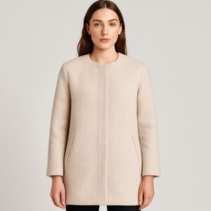 Les Copains Mo Hair Button Jacket Coat size 42 US 4/6